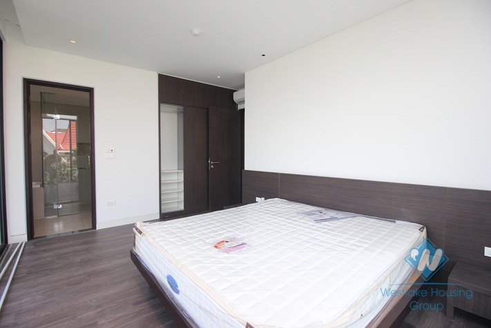 Glass wall 2 bedrooms apartment for rent in Tay Ho.